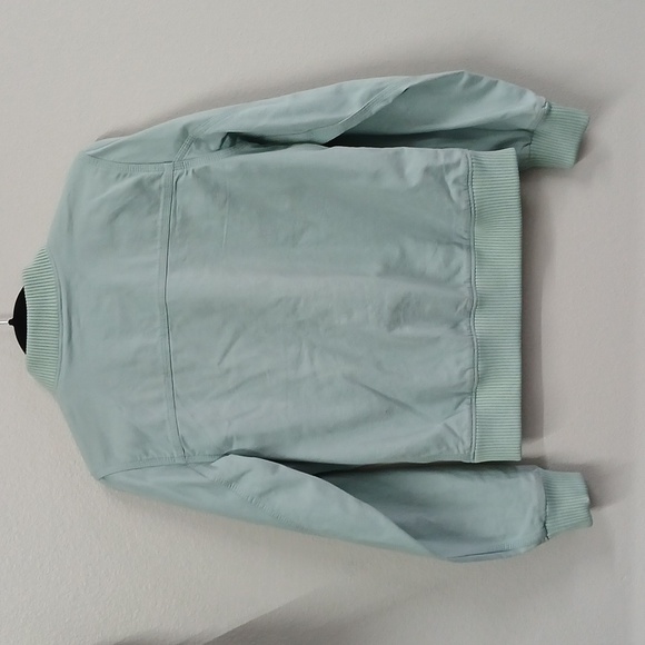 CARHARTT Women’s Bomber Jacket S Dusty Blue Canvas Relaxed Fit Utility NWOT - Picture 5 of 5